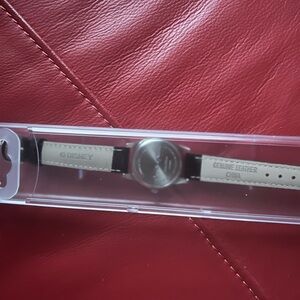 Disney Silver and Black Watch Minimalist Design